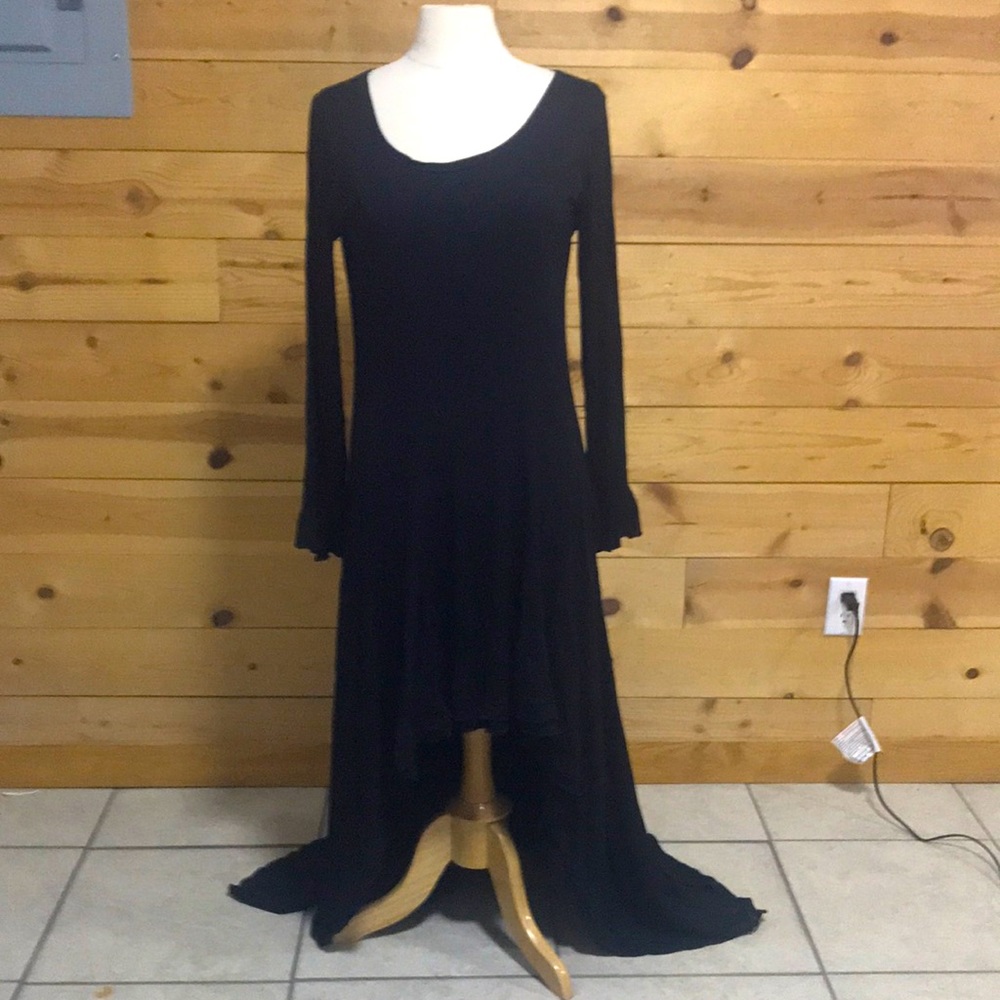 LAST CALL EUC Union of Angels boutique brand hi low slinky dress Large NFR BOHO